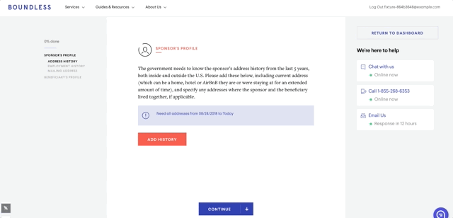 travel visa questionnaire gif