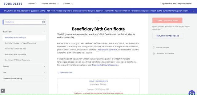 travel visa questionnaire gif